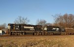 NS 5135 & 5808 push train P92 into the old yard